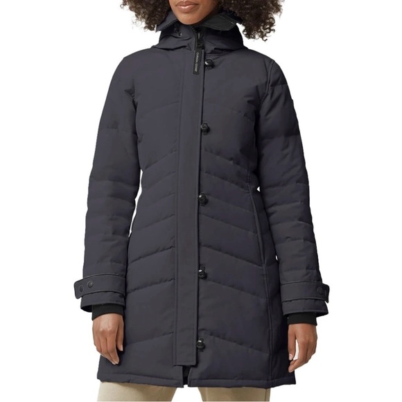 Women's Canada Goose Lorette Black Label Hooded Parka